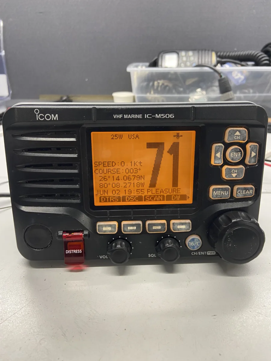 Icom IC-M506 Marine VHF Transceiver with Attached Mic - Free Shipping - Image 10