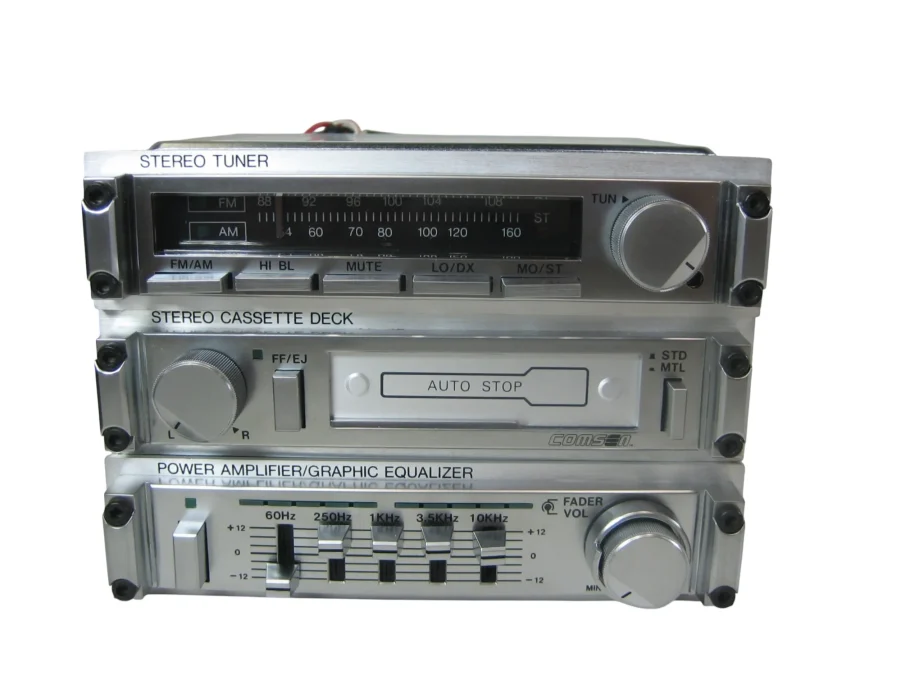 Comsen NS-1000 Stereo Cassette Deck AM/FM Amplifier/Equalizer New-Old-Stock 90-Day Warranty - Image 2
