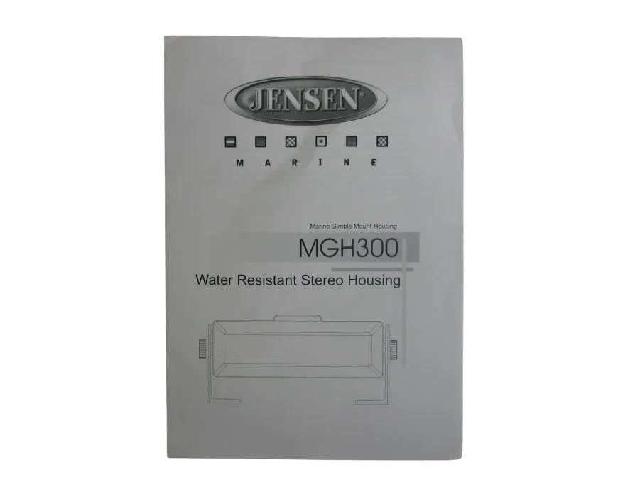 Jensen MGH300 Gimble Mount Stereo Housing New-Old-Stock 90-Day Warranty - Image 9