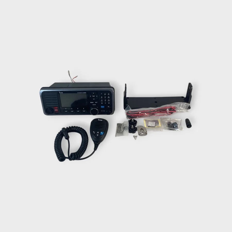 Icom IC-M605 DSC VHF Complete W/ Fist Mic- Fully Tested-NMEA 2000- NO MMSI- Free Shipping