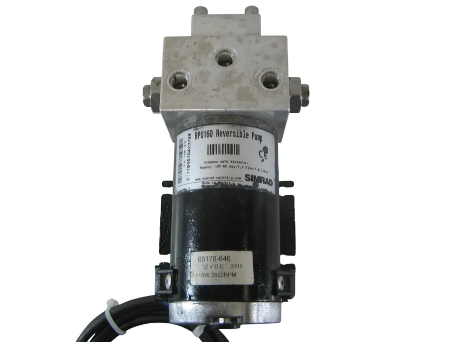 Simrad RPU160 12V Reversible Hydraulic Autopilot Boat Pump Used 90-Day Warranty