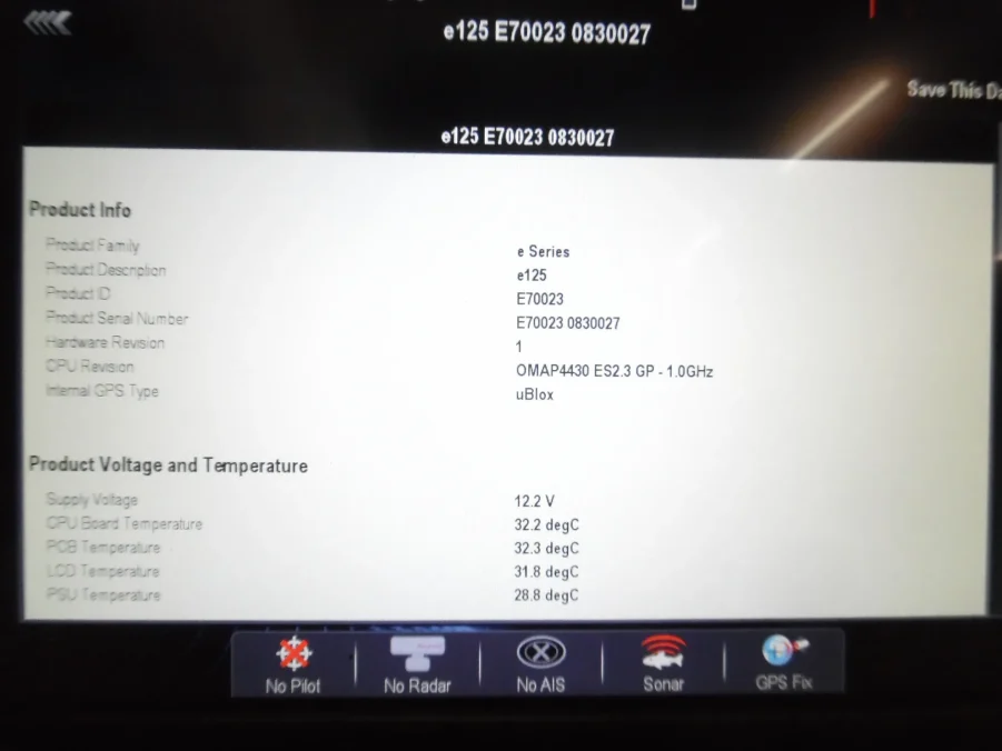 Raymarine e125 12.1" HybridTouch MFD w/ Sun Cover - *90 Day Warranty* - E70023 - *Great Condition* - Image 13