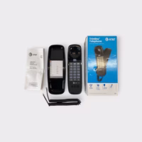 AT&T 210 Trimline Telephone (Black) With Speed Dial- NEW - Open Box - Free Shipping - 90 Day Warranty