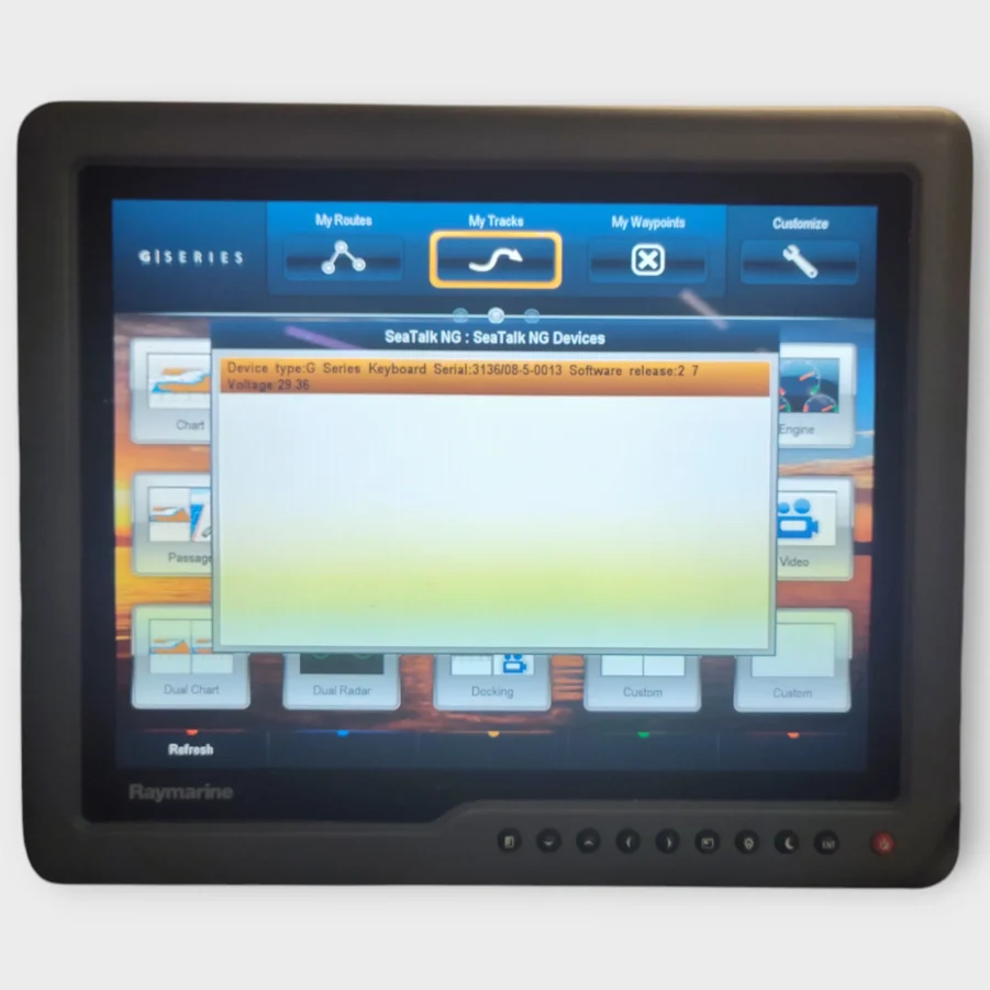 Raymarine G-Series Classic Command Center Keyboard E02044 w/ Rear Cover/Tested - 90 Day Warranty - Image 8