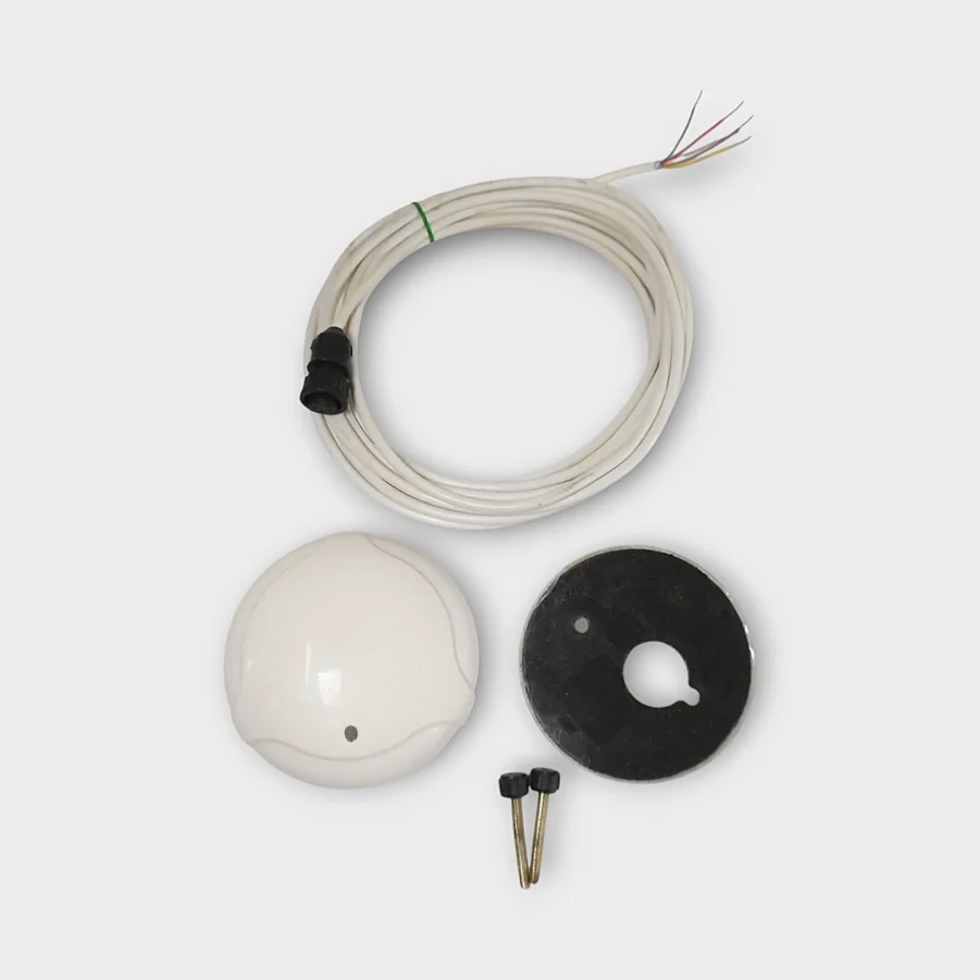 Raymarine Raystar 125 GPS Antenna w/Flush Mount Kit  - E32042 - 18' Cable *NEW Battery*  - TESTED!!