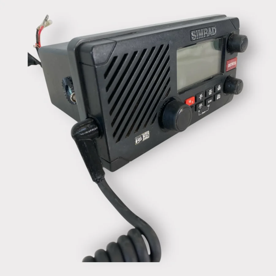 Simrad RS35 Marine DSC VHF Radio W/ Receive Only AIS - Rebuilt Cable - Tested - Image 8
