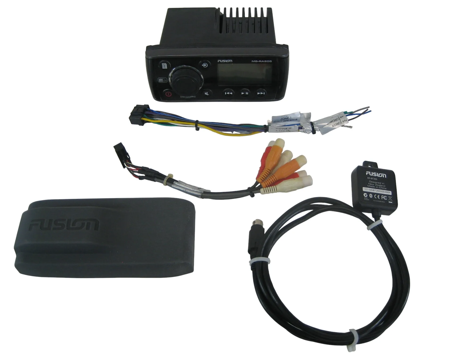 Fusion MS-RA205 Compact Marine Stereo w/Fusion MS-BT200 Bluetooth ...