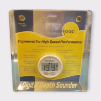 Marpac Digital Depth Sounder 250Watt 2'-200' LCD Backlit Display New Old Stock Free Shipping!