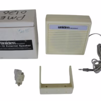 Uniden President MC-12 External White Speaker New-Old-Stock 90-Day Warranty