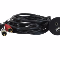 Fusion 010-12381-00 Panel Mount USB/3.5 mm AUX Connector 90-Day Warranty