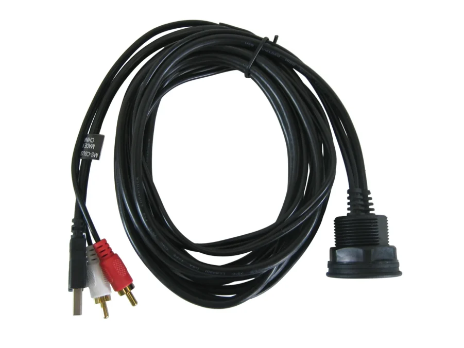 Fusion 010-12381-00 Panel Mount USB/3.5 mm AUX Connector 90-Day Warranty - Image 2