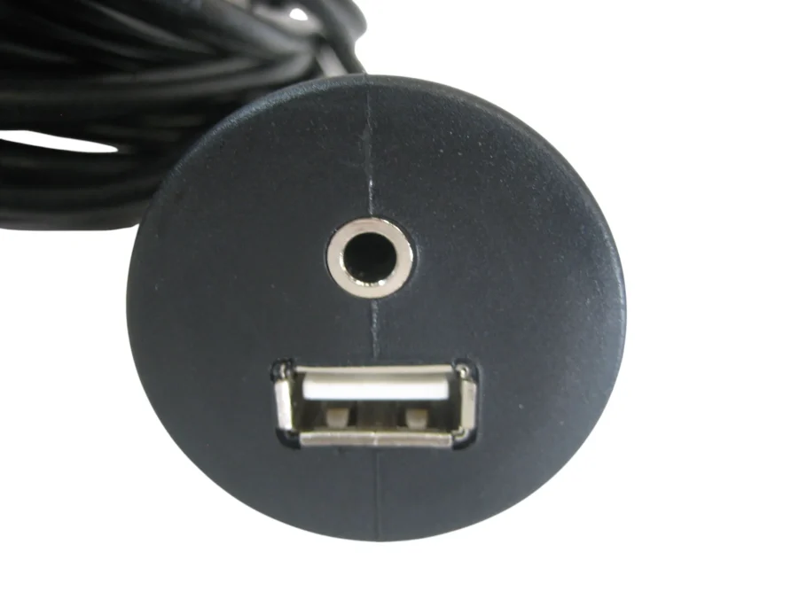 Fusion 010-12381-00 Panel Mount USB/3.5 mm AUX Connector 90-Day Warranty - Image 3
