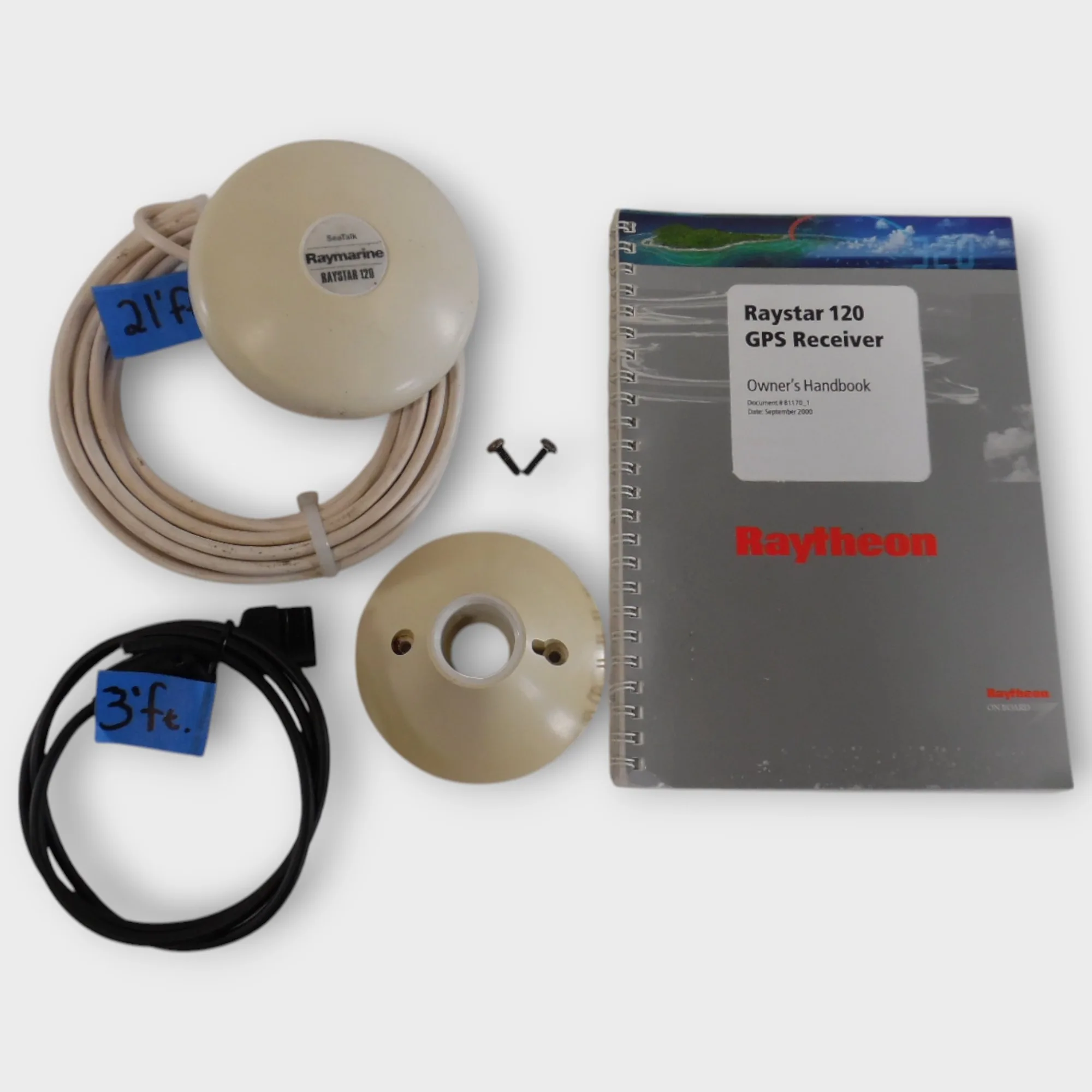 Raymarine SeaTalk Raystar 120 GPS Antenna with Pole Mount Kit - E32025 ...