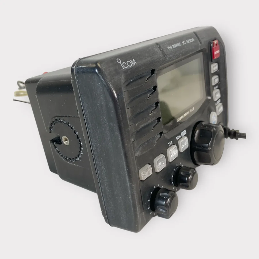 Icom IC-M504A Marine DSC VHF Transceiver W/ Attached Mic -Tested- Free Shipping - Image 5