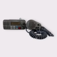 Icom IC-M302 DSC VHF Marine Radio Transceiver W/ HM-141G Hand Mic - Tested