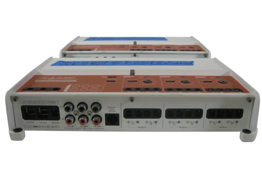 JL Audio M600/6-24V Marine Amplifier Lot Of 2 As-Is For Parts/Repair No Returns No Warranty - Image 2