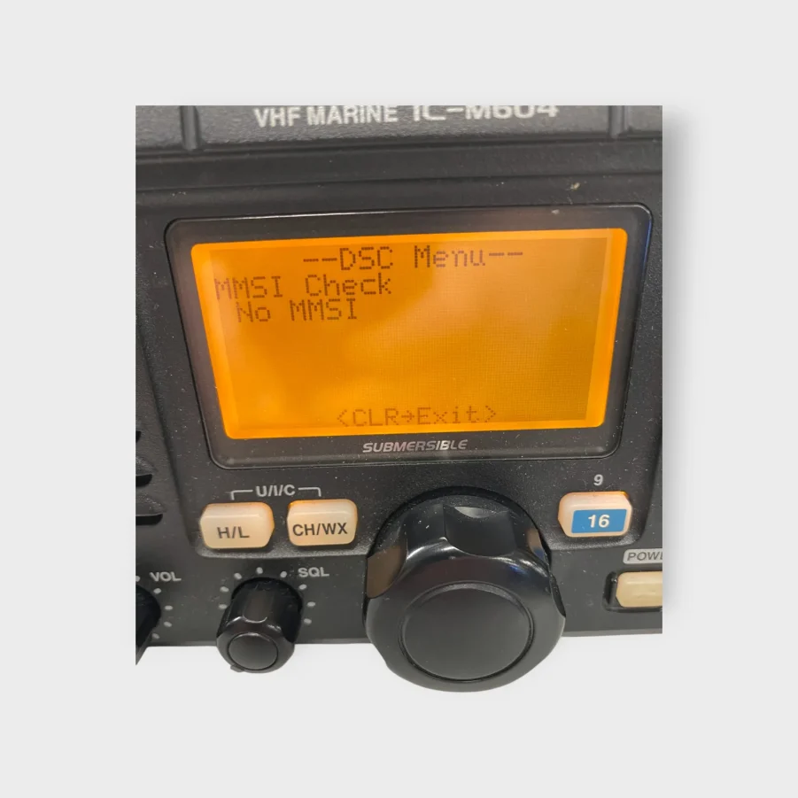 ICOM IC-M604 Marine DSC VHF Radio W/ HM-136B Fist Mic -Tested - USED - Free Shipping- 90 Day Wnty - Image 4