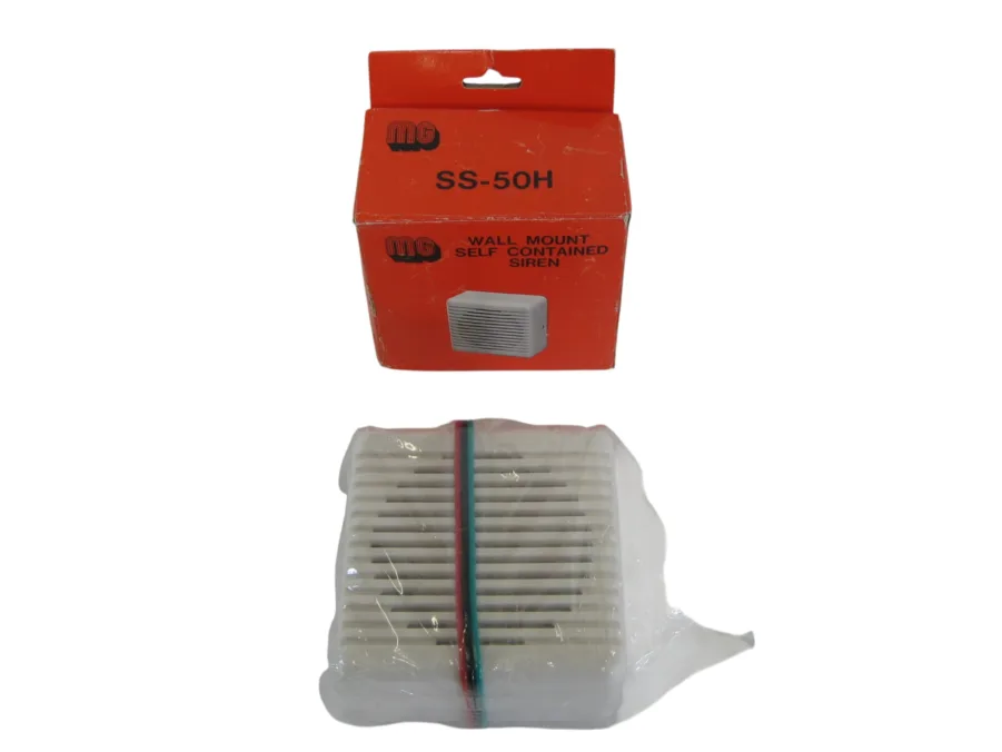 MG SS-50H Wall Mount Self-Contained Siren (White) New-Old-Stock 90-Day Warranty - Image 2