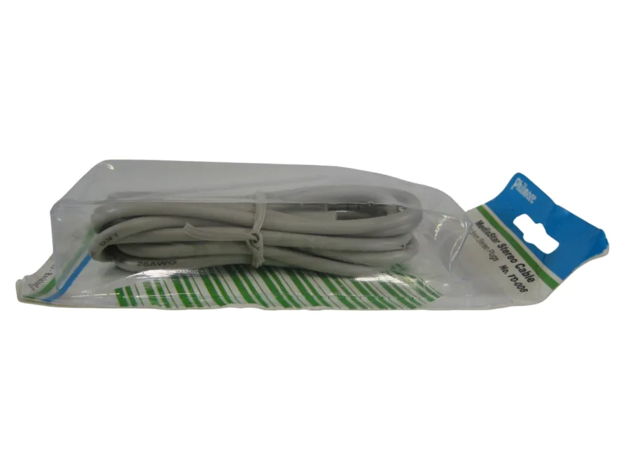 Philmore 70-006 MediaStar Stereo Cable 6FT-3.5MM Stereo Plugs New-Old-Stock 90-Day Warranty - Image 5