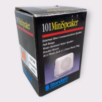 Standard Communications 101W Mini Extension Speaker (5 Watt/4 Ohm) - White **New**