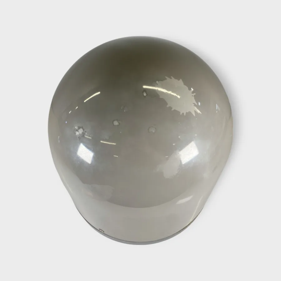 KVH 15" Blank Empty Dummy Dome - Grey - Fair Condition - Image 3