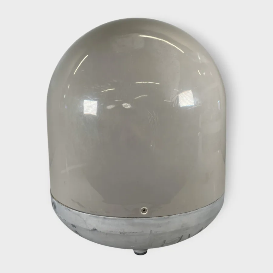 KVH 15" Blank Empty Dummy Dome - Grey - Fair Condition