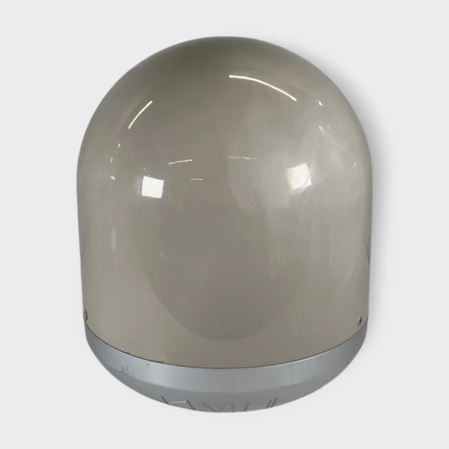 KVH 15" Blank Empty Dummy Dome - Grey - Fair Condition - USED - SEE DESCRIPTION