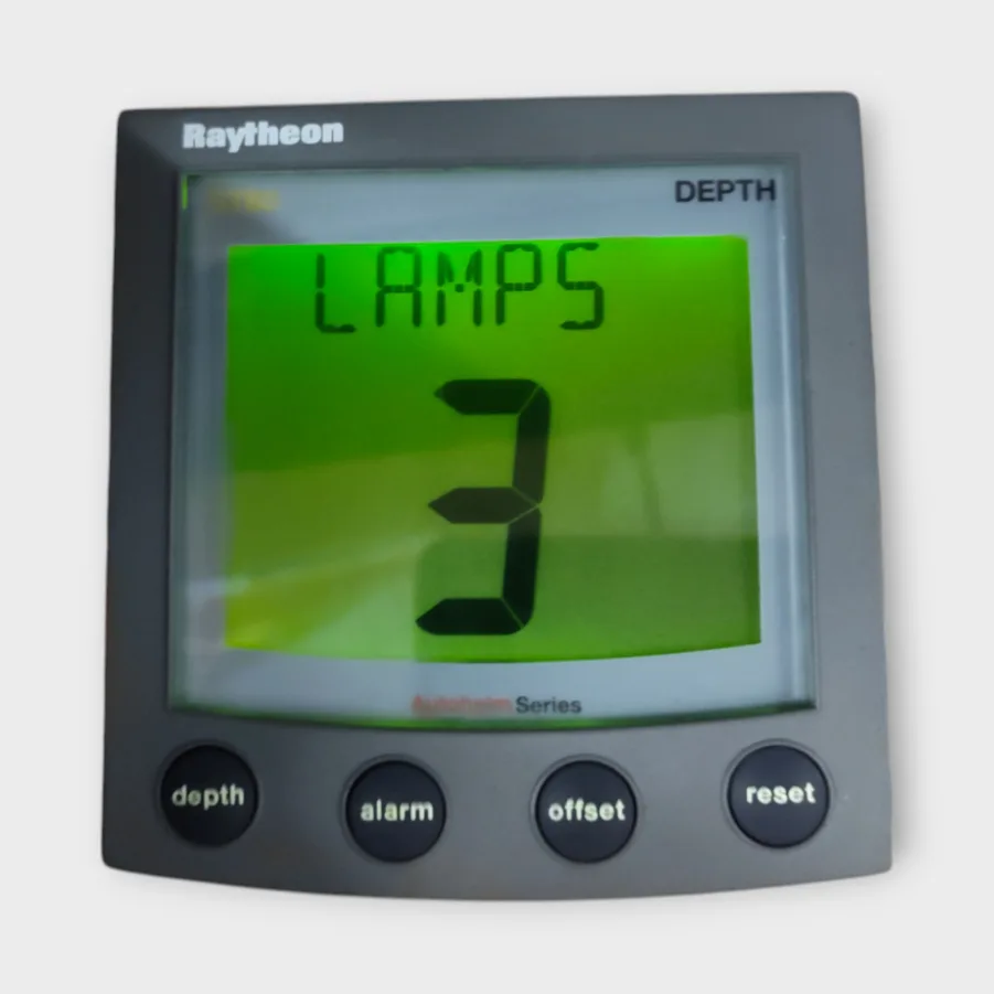 Raytheon ST60 Depth Instrument Display A22010 w/ Sun Cover & Cables Tested/Good - 90 Day Warranty - Image 8