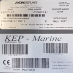 AydinDisplay/KEP Pilot-17~17" Glass-Bridge Marine Display w/Accessories~Good - Image 8
