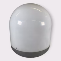 KVH 15" Blank Empty Dummy Dome - White - Good Condition