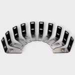 *LOT OF 10* 1/8"X3"X3" Black Anodized Aluminum L Corner Brackets - Marine Grade - Image 2