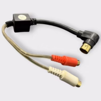 Kenwood CA-C1AUX Aux Input Adapter f/Receivers 13-Pin Male DIN to RCA *OPEN BOX*