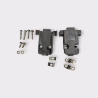 DB9/HD15 D-Sub/VGA Hood Connector Kit - Grey - 22 Count - New/Old Stock - Free Shipping