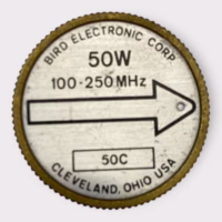 Bird Electronics Corp 50W Meter Element 100-250MHz - USED - 90 Day Warranty - Free Shipping