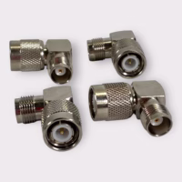 TNC Right Angle (TNC Male To TNC Female) Coaxial Connector **Lot of 4**