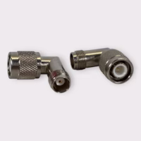 TNC Right Angle (TNC Male To TNC Female) Coaxial Connector **Lot of 2**