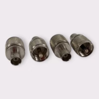 UHF Male (PL-259) To BNC Female Coaxial Adapter Connector **Lot of 4**