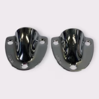 Perko 0315DP1CHR Chrome Brass Clamshell Ventilator (1-5/8"x1-1/2") **Lot of 2**