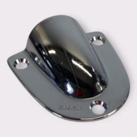 Perko 0315DP2CHR Chrome Plated Brass Clamshell Ventilator (2"x 2")