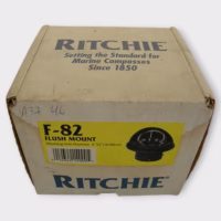 Ritchie F-82 Black Voyager Flush Mount Compass - New-Old-Stock - 90 Day Warranty - Free Shipping!