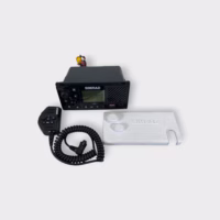 Simrad RS40 Marine DSC VHF Radio with Fist Mic Sun Cover And Integrated Hailer - Tested - USED