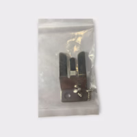 D. LILLY & CO. INC Stainless Steel Microphone Clip With Mounting Screws (10) Pieces New-Old-Stock
