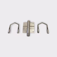 Glomex Pipe Mounting Bracket in Stainless Steel Thread1"x14 For Horizontal And Vertical Mount New-Old-Stock