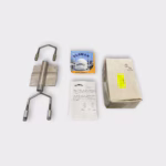 Glomex Pipe Mounting Bracket in Stainless Steel Thread1"x14 For Horizontal And Vertical Mount New-Old-Stock - Image 4