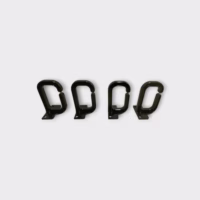 Snap av Magnetic Single D-Ring for Anywhere Wire Management (4 Pack) New-Old-Stock