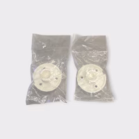 Glomex RA140 Nylon Deck Mount Feed-Thru for Coax Cables (2-Pack) – No Screws – New