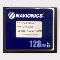 Navionics CF Chart Card "US West Coast-Hawaii" 1G912XL3 - April 2005 - 128MB