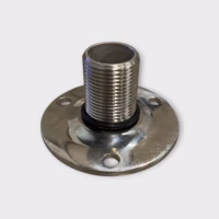 Shakespeare 1.5" Stainless Steel Flange Mount - New Old Stock