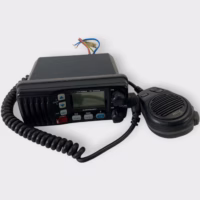 Icom IC-M304 Submersible Marine VHF Radio Transceiver Unit W/ HM-164B Hand Mic - USED - Tested