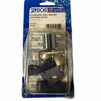 Sea Dog Rail Mounting Antenna Base – Fits 7/8" to 1" Railings (No Hardware Included) - New Open Box
